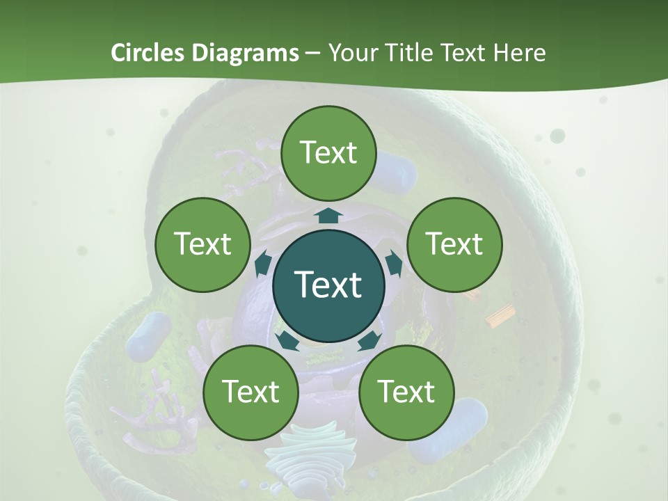 Death Microscope Small PowerPoint Template