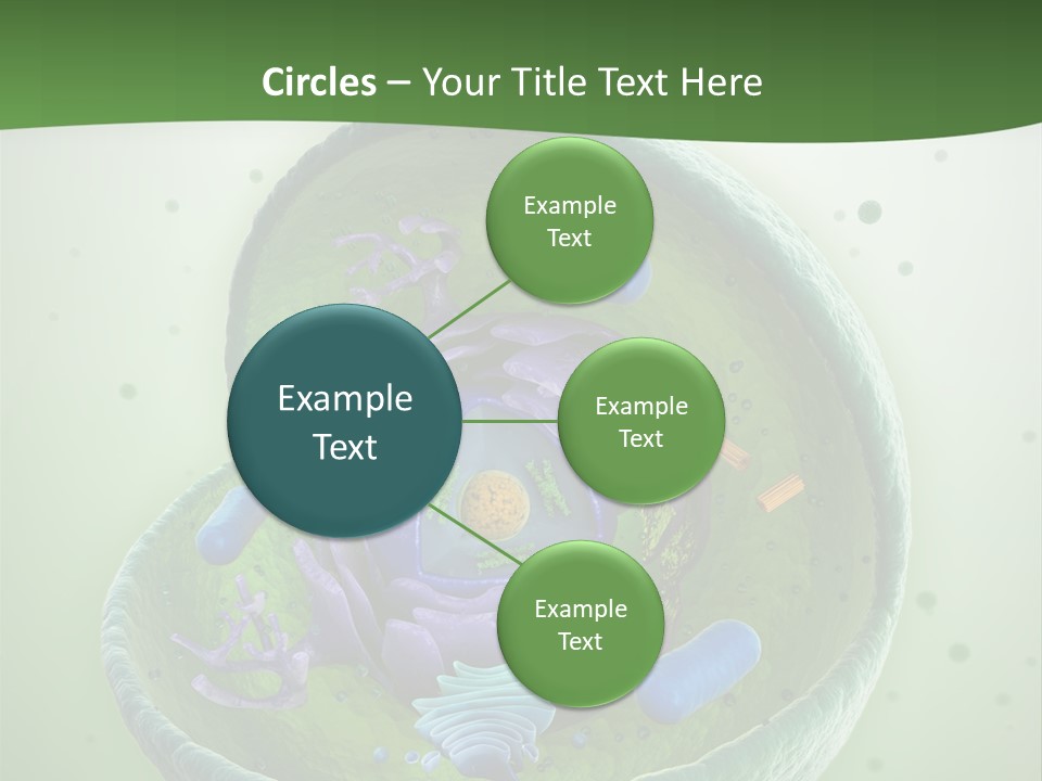 Death Microscope Small PowerPoint Template
