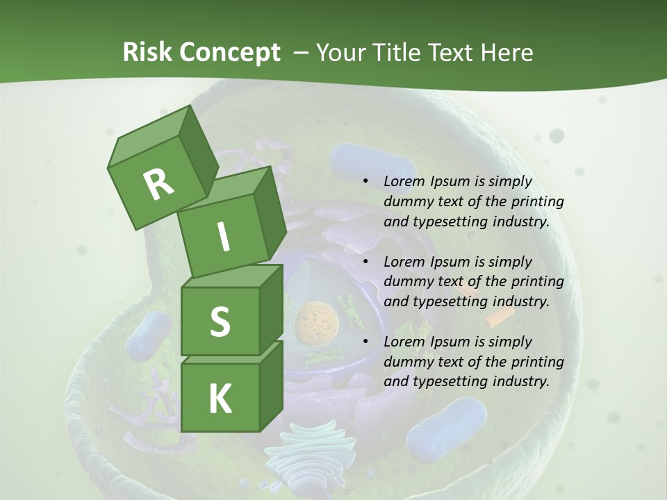 Death Microscope Small PowerPoint Template