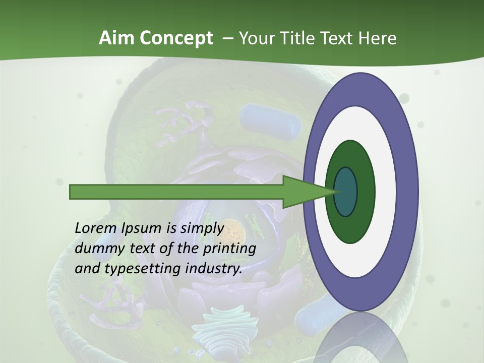 Death Microscope Small PowerPoint Template