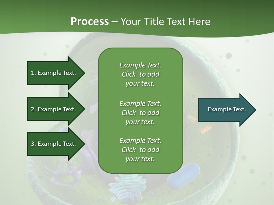 Death Microscope Small PowerPoint Template