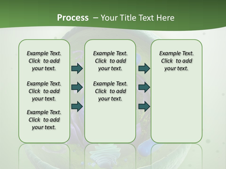 Death Microscope Small PowerPoint Template