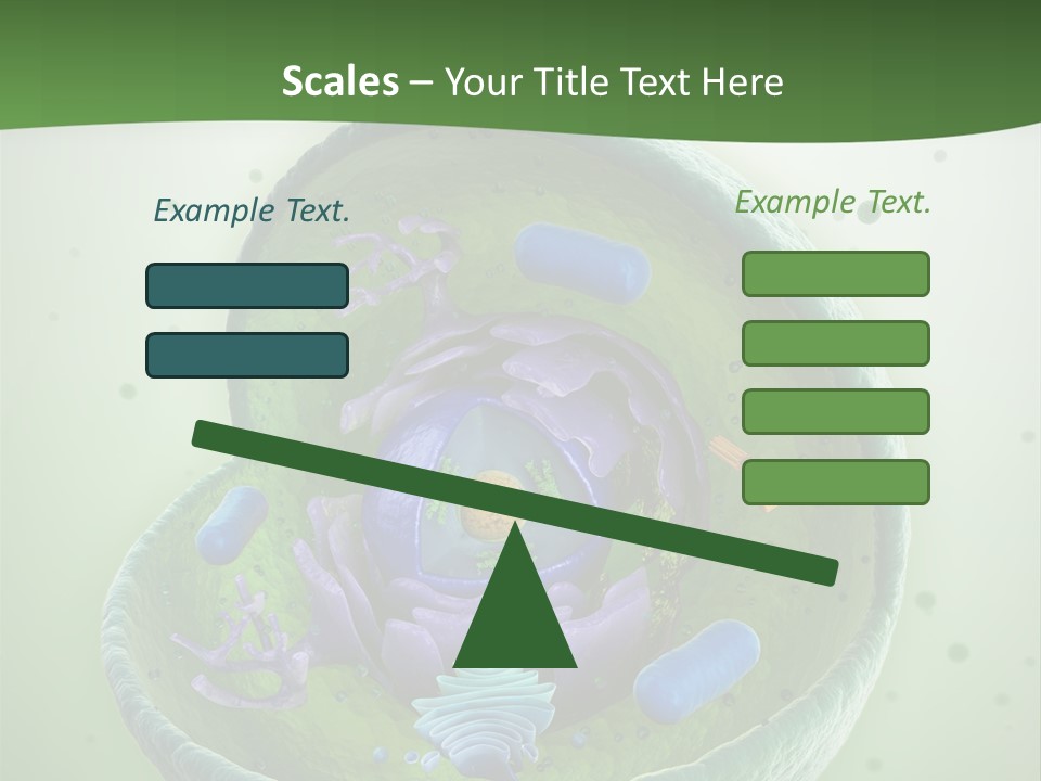Death Microscope Small PowerPoint Template