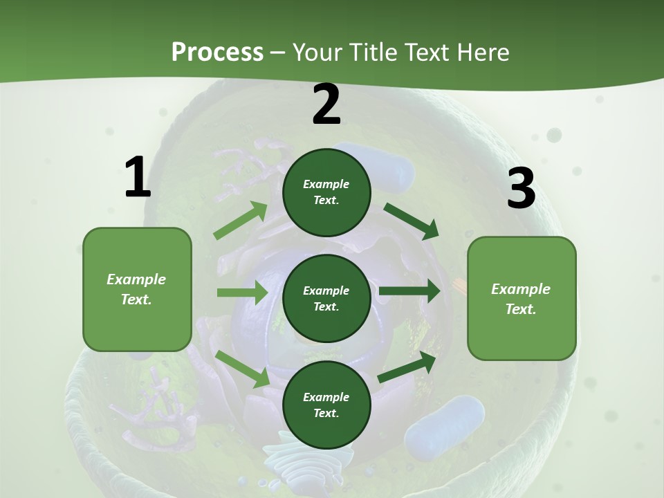 Death Microscope Small PowerPoint Template