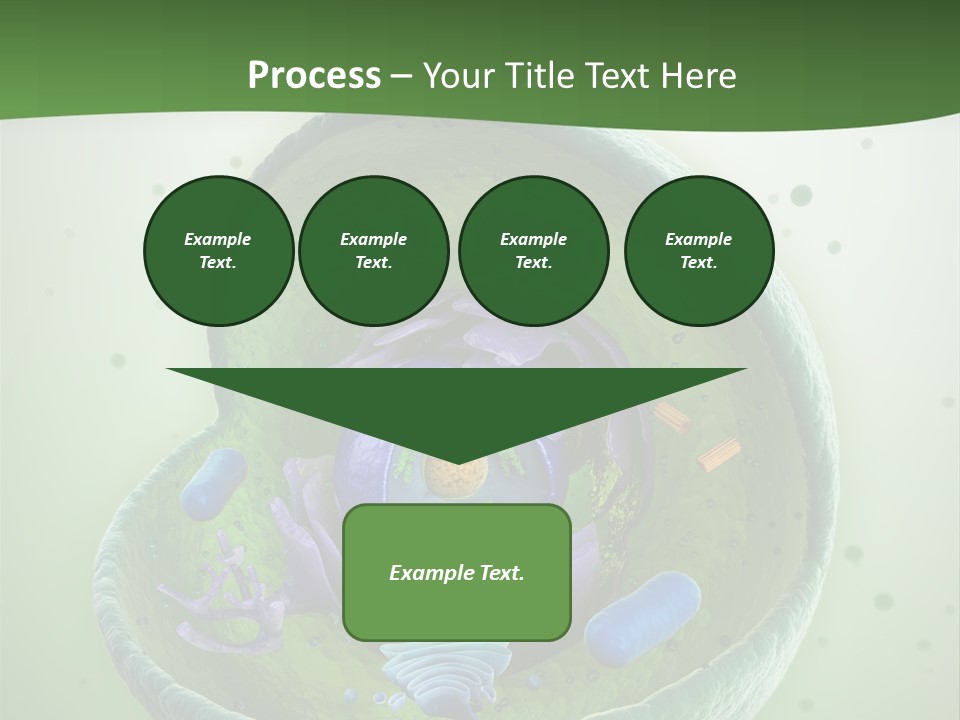Death Microscope Small PowerPoint Template