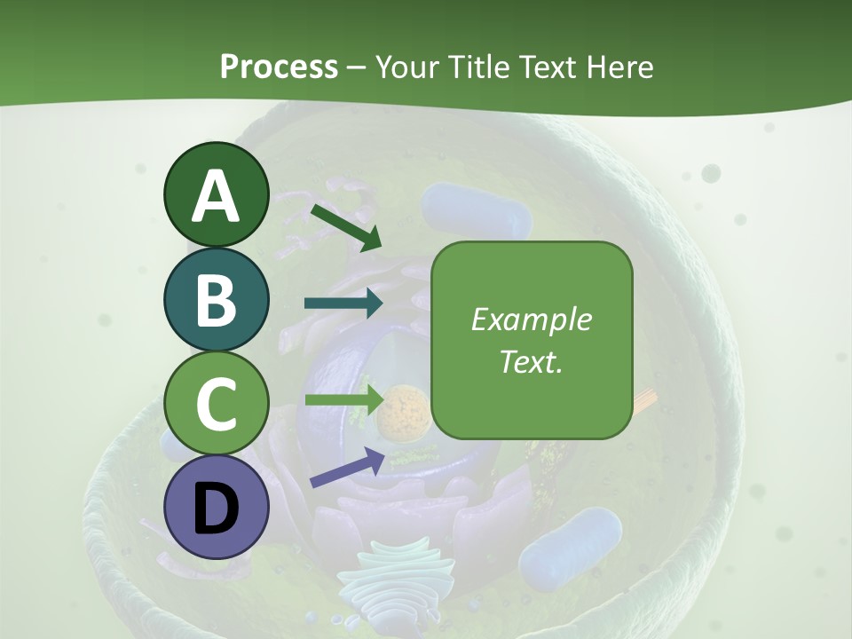 Death Microscope Small PowerPoint Template