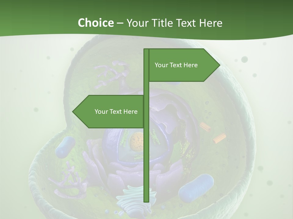 Death Microscope Small PowerPoint Template