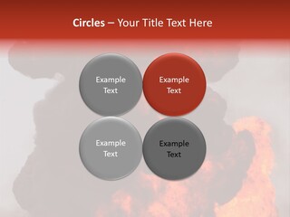 Outside Explosion Fiery PowerPoint Template