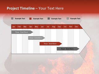 Outside Explosion Fiery PowerPoint Template