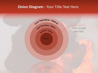 Outside Explosion Fiery PowerPoint Template