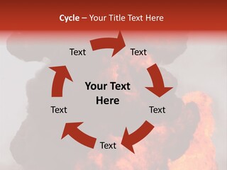 Outside Explosion Fiery PowerPoint Template