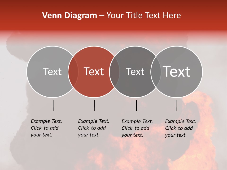 Outside Explosion Fiery PowerPoint Template