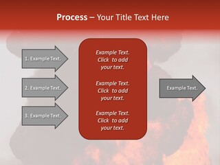 Outside Explosion Fiery PowerPoint Template