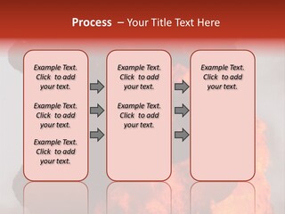 Outside Explosion Fiery PowerPoint Template
