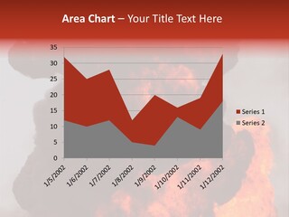 Outside Explosion Fiery PowerPoint Template