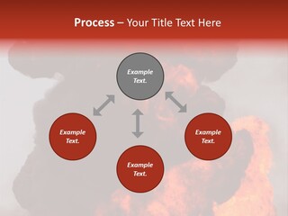 Outside Explosion Fiery PowerPoint Template