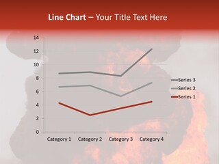 Outside Explosion Fiery PowerPoint Template