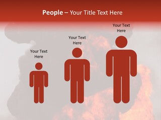 Outside Explosion Fiery PowerPoint Template
