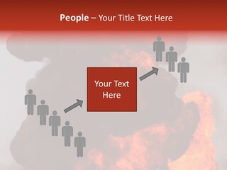 Outside Explosion Fiery PowerPoint Template