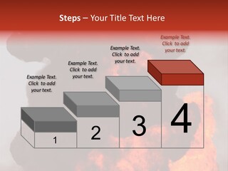Outside Explosion Fiery PowerPoint Template