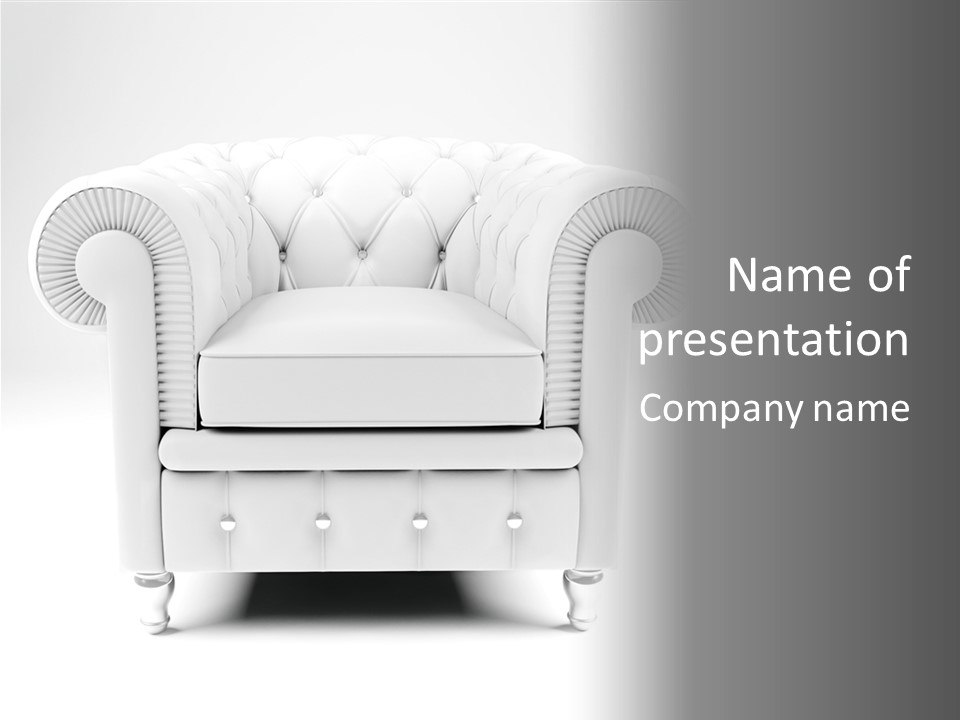 Abstract Armchair Build PowerPoint Template