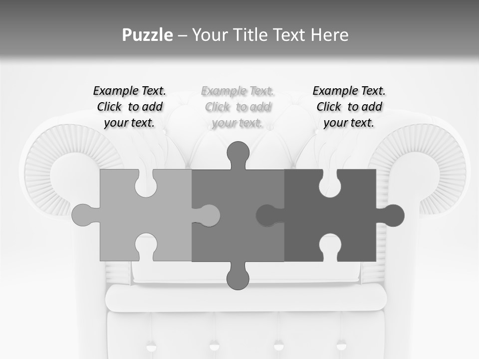 Abstract Armchair Build PowerPoint Template