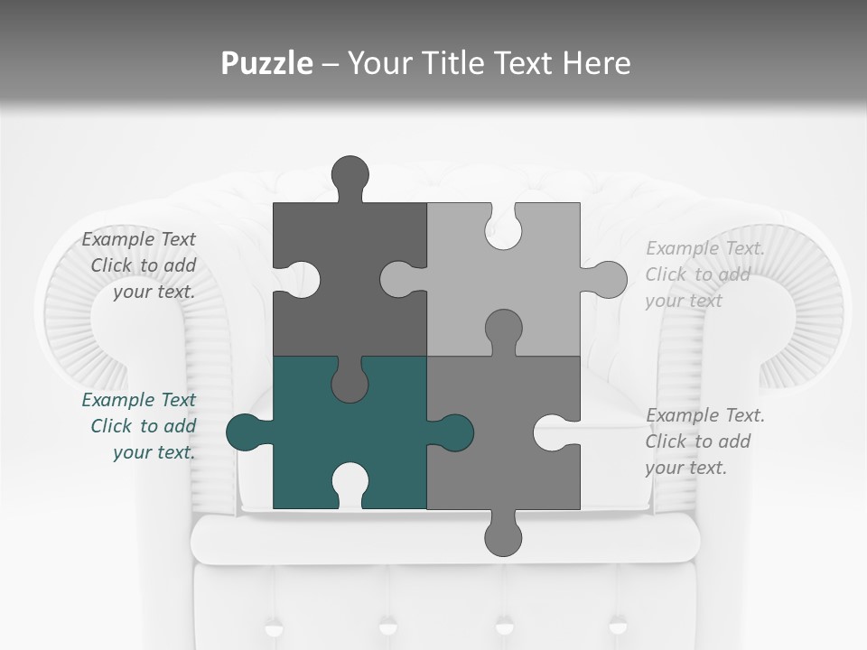 Abstract Armchair Build PowerPoint Template
