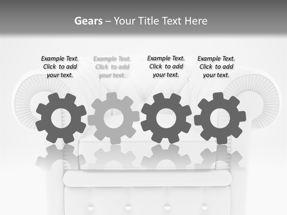 Abstract Armchair Build PowerPoint Template