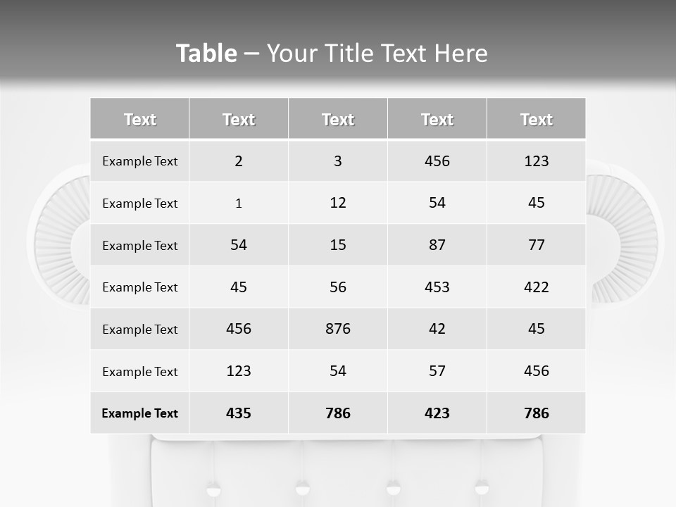 Abstract Armchair Build PowerPoint Template