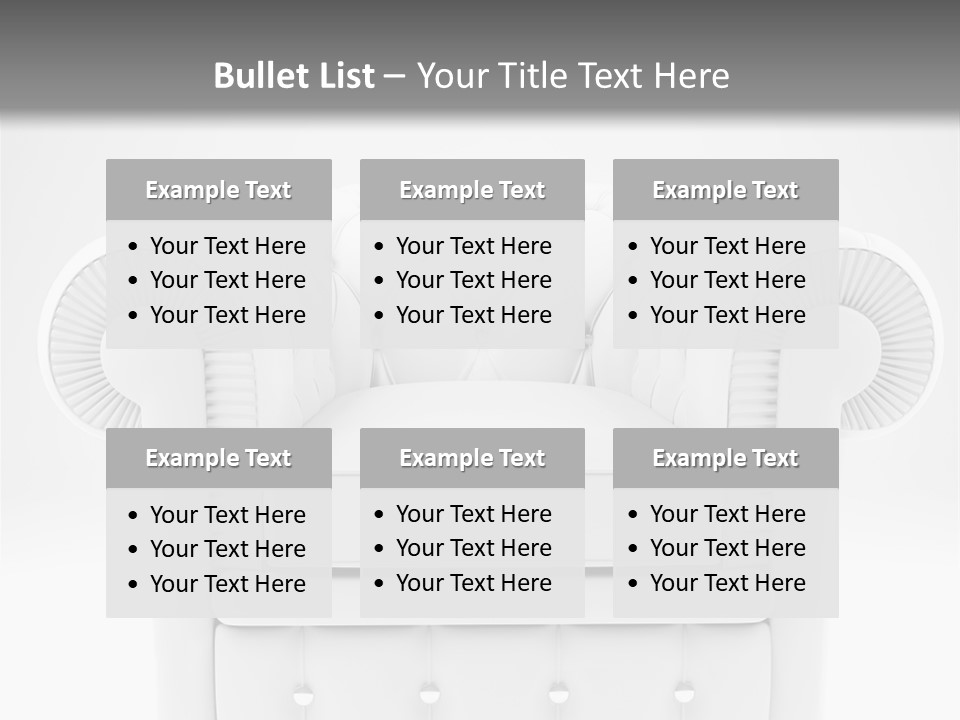 Abstract Armchair Build PowerPoint Template