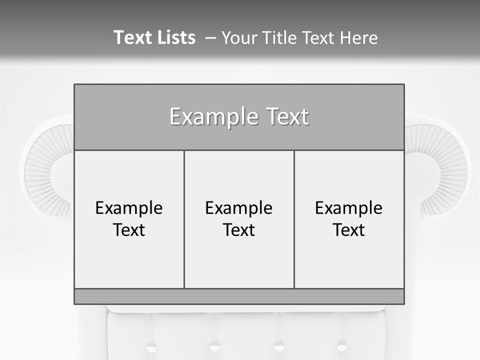 Abstract Armchair Build PowerPoint Template