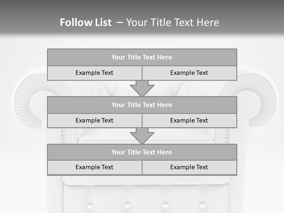 Abstract Armchair Build PowerPoint Template
