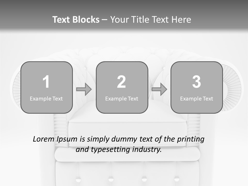 Abstract Armchair Build PowerPoint Template