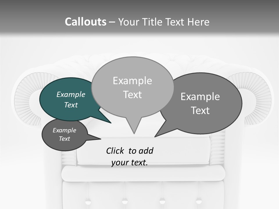 Abstract Armchair Build PowerPoint Template