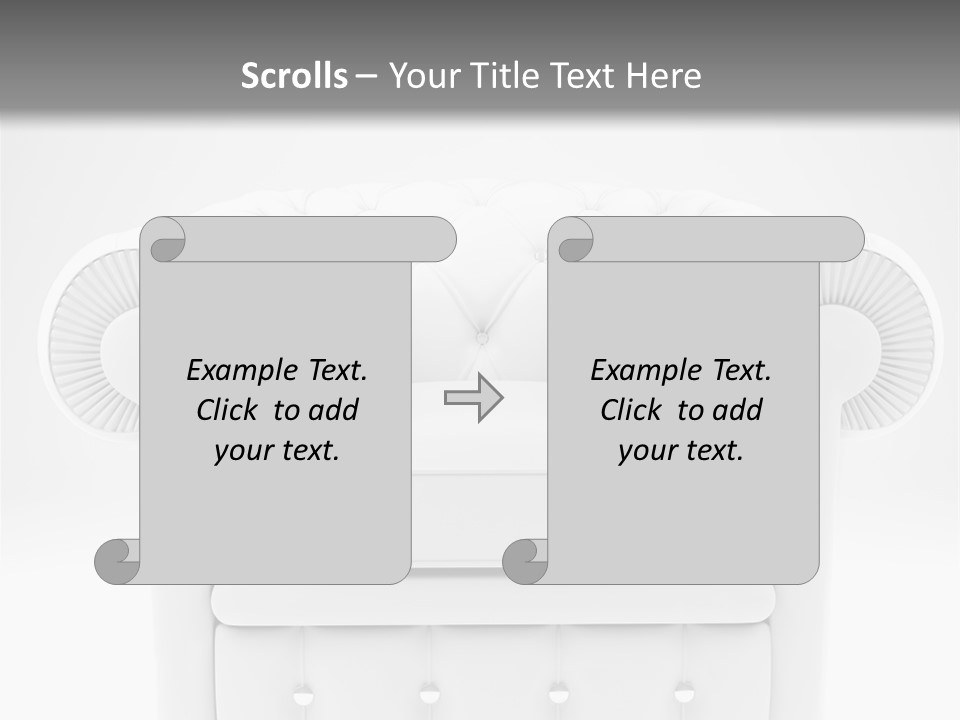 Abstract Armchair Build PowerPoint Template