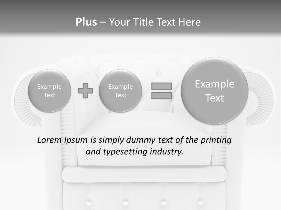 Abstract Armchair Build PowerPoint Template
