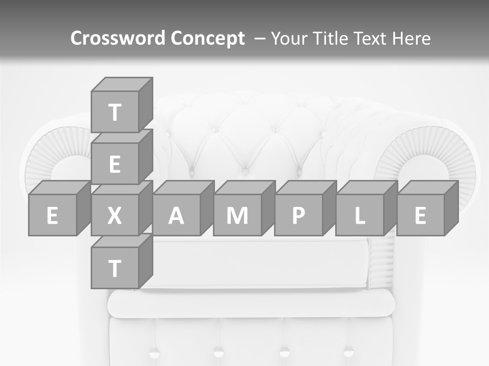 Abstract Armchair Build PowerPoint Template