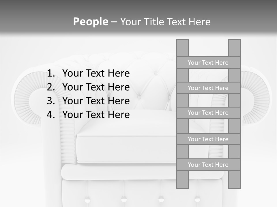 Abstract Armchair Build PowerPoint Template
