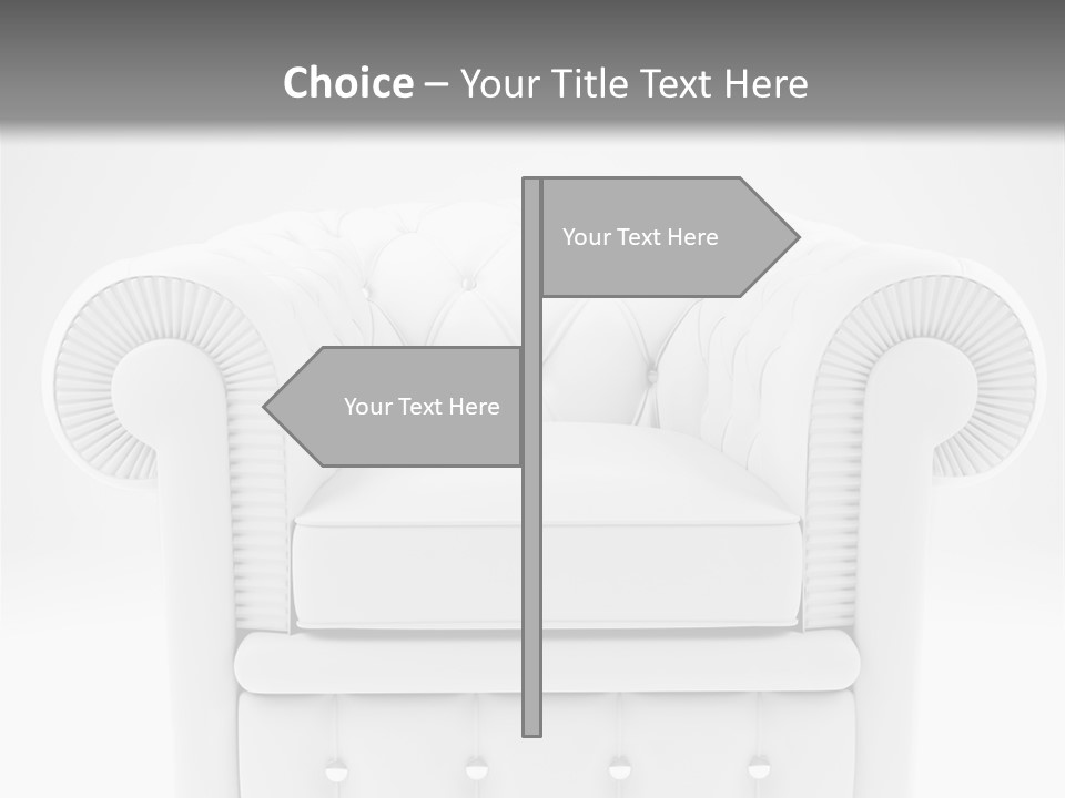 Abstract Armchair Build PowerPoint Template