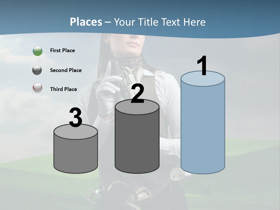 Pretty Sport Female PowerPoint Template