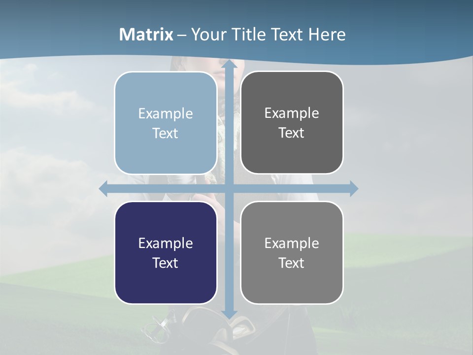 Pretty Sport Female PowerPoint Template