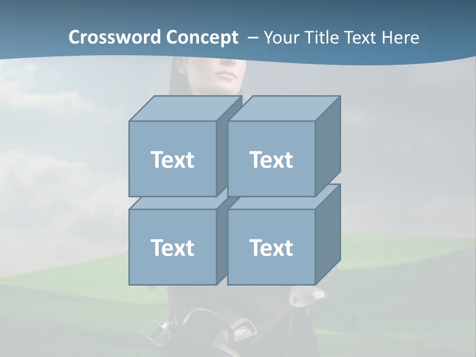 Pretty Sport Female PowerPoint Template