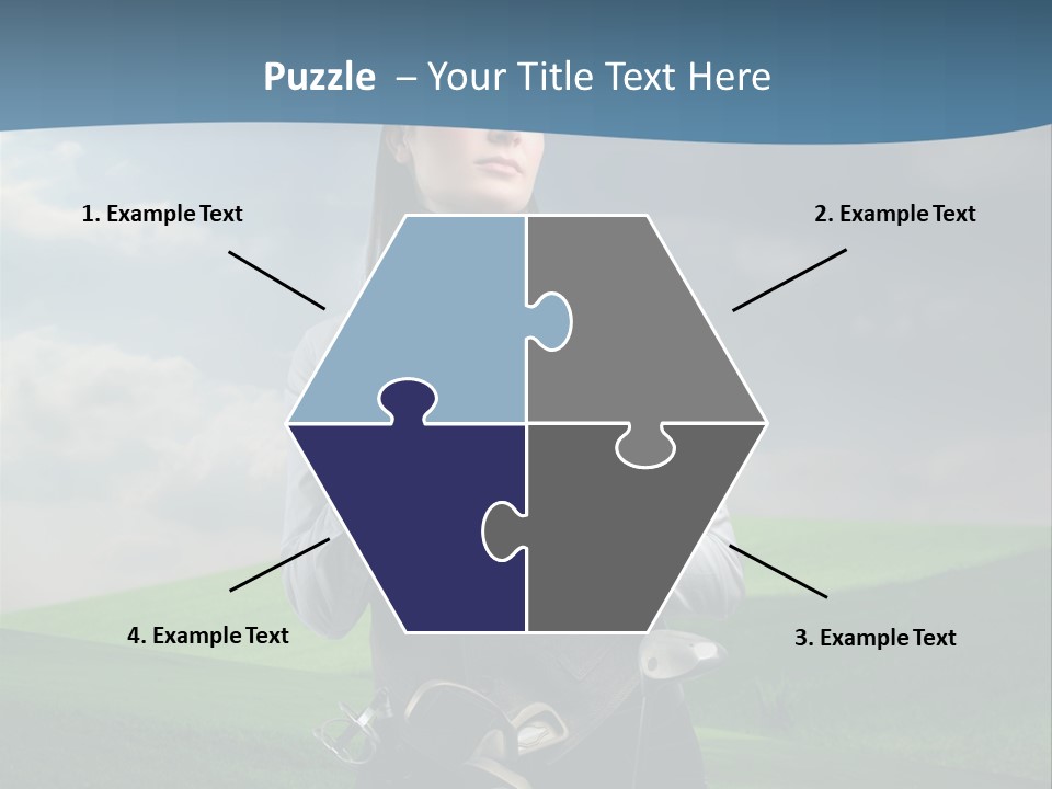 Pretty Sport Female PowerPoint Template