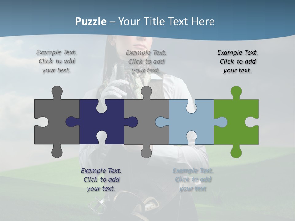 Pretty Sport Female PowerPoint Template