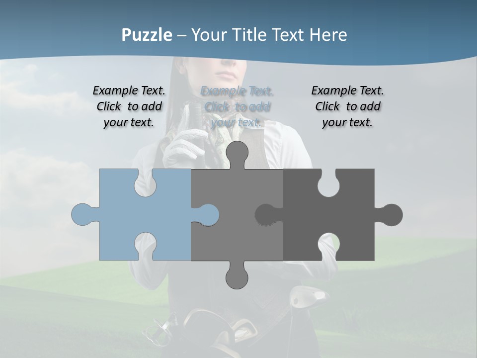 Pretty Sport Female PowerPoint Template