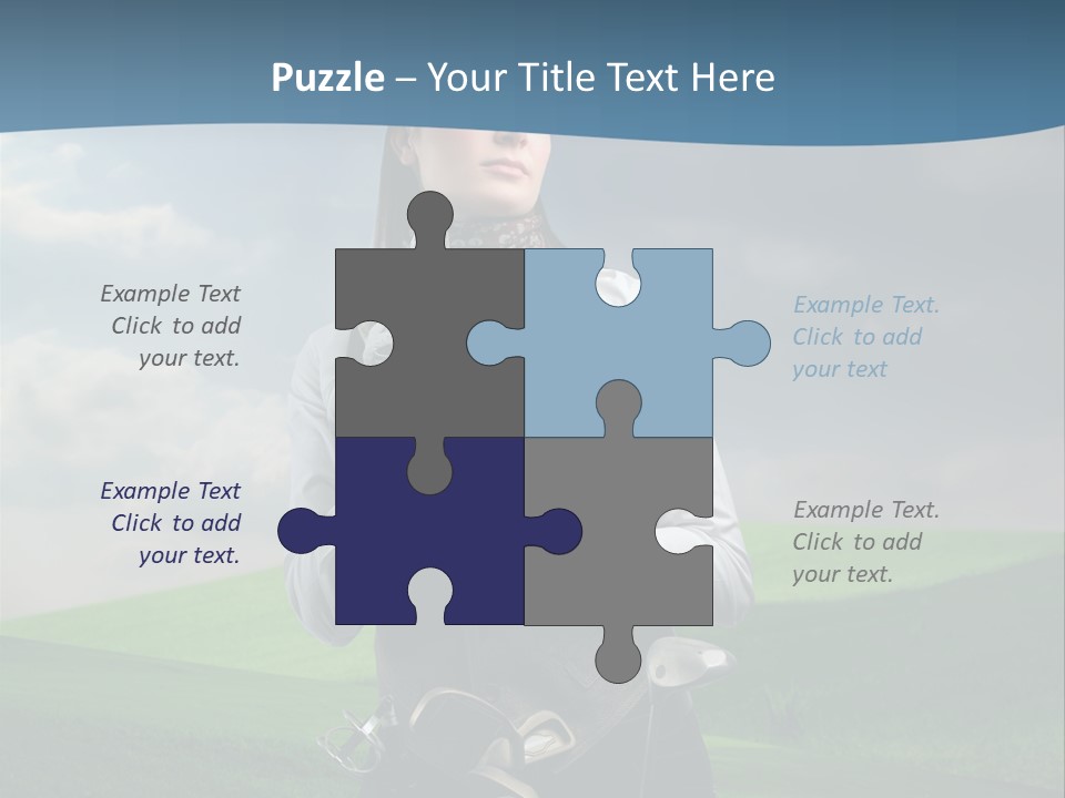 Pretty Sport Female PowerPoint Template