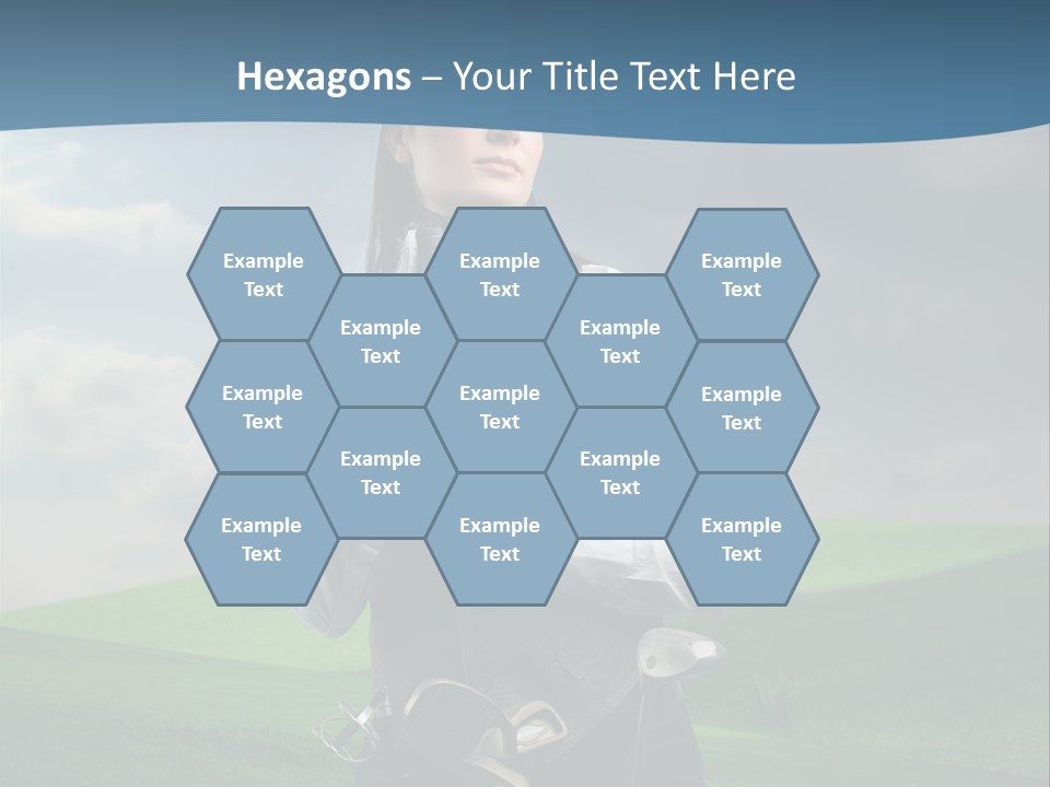 Pretty Sport Female PowerPoint Template