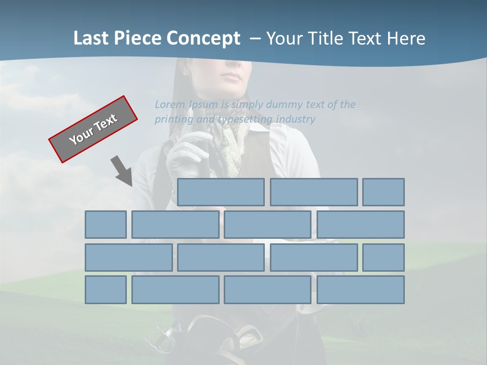 Pretty Sport Female PowerPoint Template