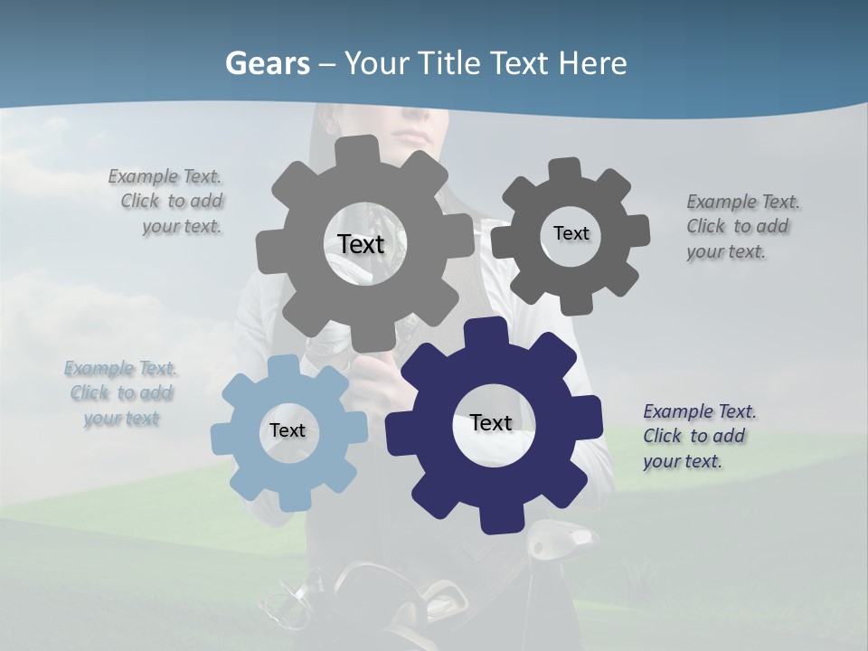 Pretty Sport Female PowerPoint Template