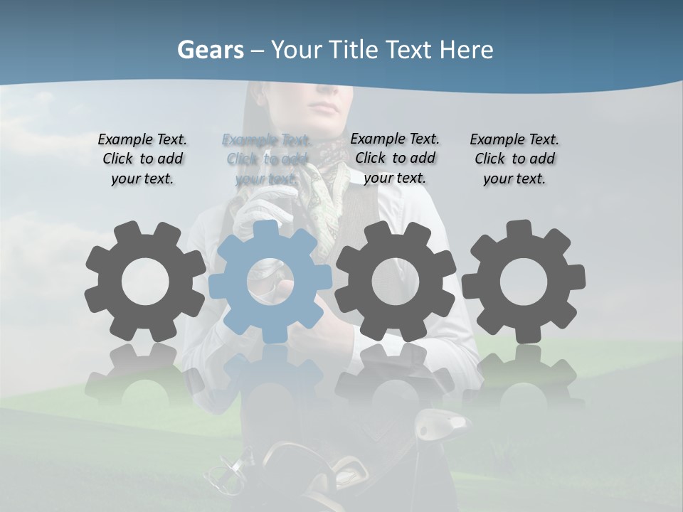 Pretty Sport Female PowerPoint Template